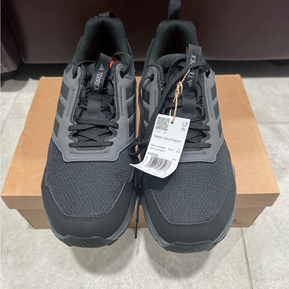 Size 10.5 - Adidas Tracefinder Trail Black Grey - Picture 4 of 7